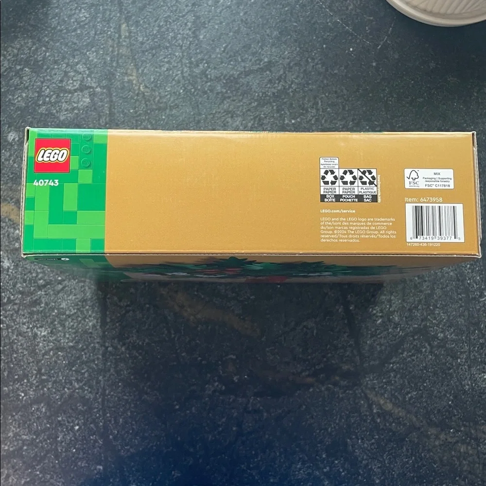 Lego 40743 Christmas Table Decoration Candle Set Holiday Topper Decor NEW SEALED